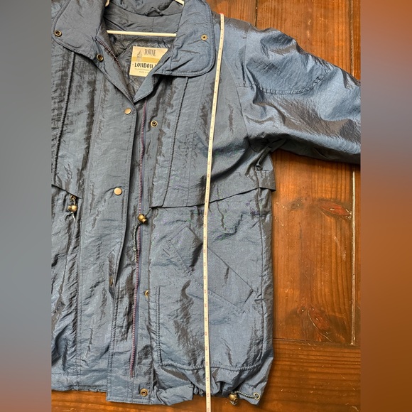 Vintage Women’s S Towne by London Fog Blue Quilted Jacket with Removable Lining - Picture 8 of 10